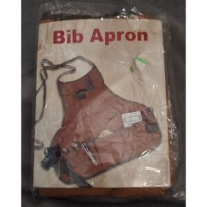 Bib Apron for Tools/Crafting Canvas 8 Pockets 2 Hammer Loops